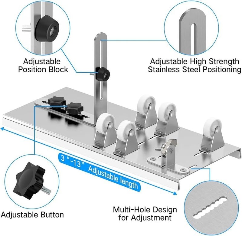 Camdios Glass Bottle Cutter & Bottle Cutter, Upgraded Glass Cutter for Bottles with Glass Cutting Oil, Glass Cutting Kit for Wine, Beer, Liquor, Whiskey, Alcohol, Champagne, Bottle Cutter for Round Bottles - Image 3
